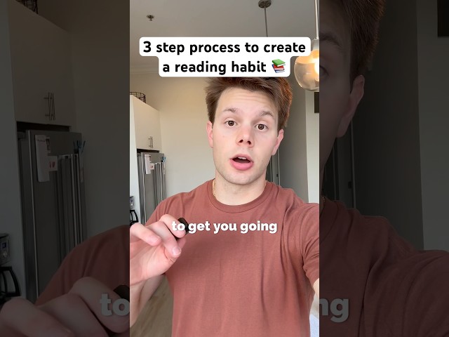 3 step process to create a reading habit #reading #habits #and rewgodwin d