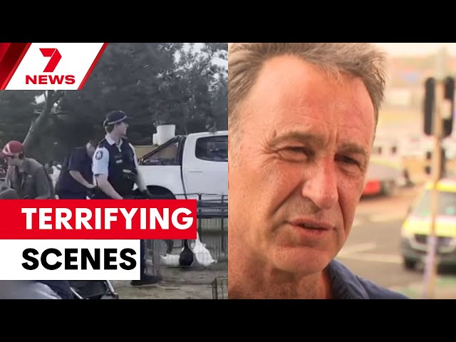 Incredible first hand account and footage of Bondi shooting | 7NEWS