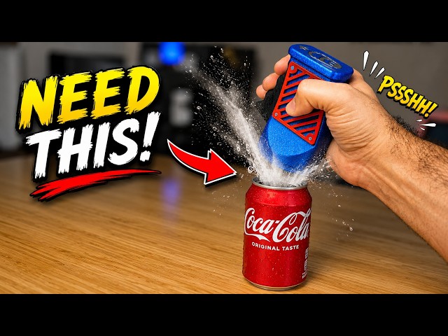 I 3D Printed The Ultimate Soda Can Opener!