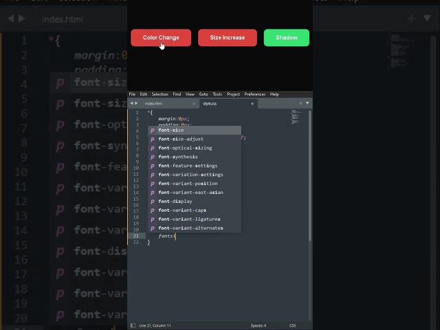 3 CSS Button Hover Effects Tutorial #shorts