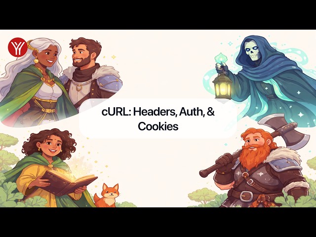 cURL: Headers, Auth, & Cookies