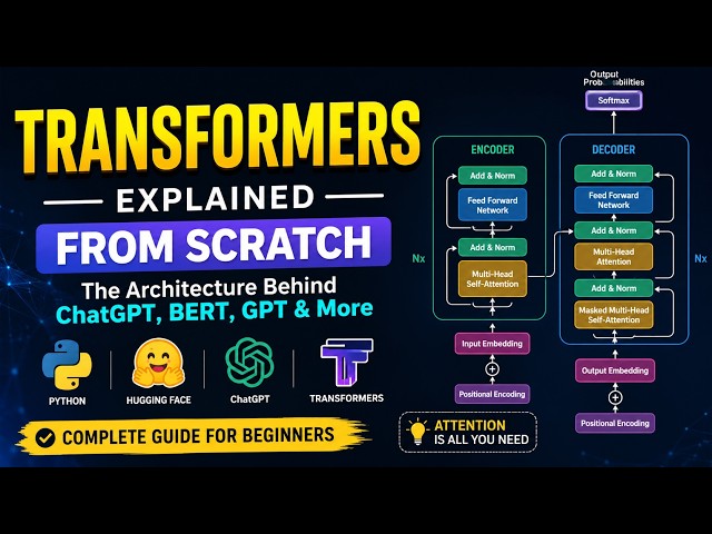 Transformers Explained for Beginners | Complete Guide to Transformers in AI & Machine Learning