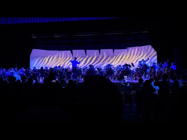 My twin daughters Orchestra concert 