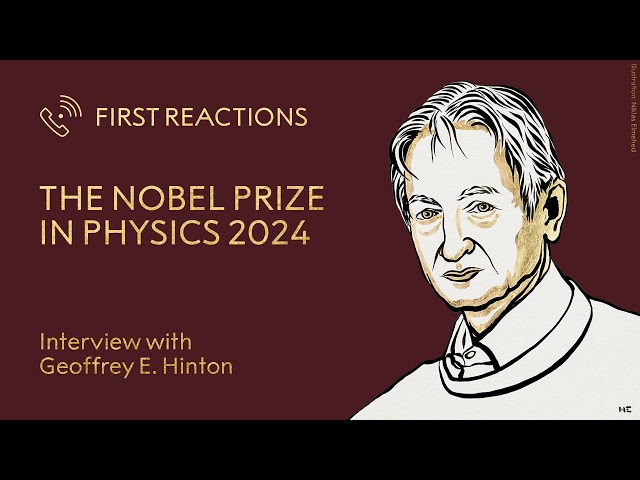 First reactions | Geoffrey Hinton, Nobel Prize in Physics 2024 | Telephone interview