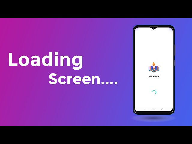 How To Make A Loading Page In Android Studio | JAVA & XML