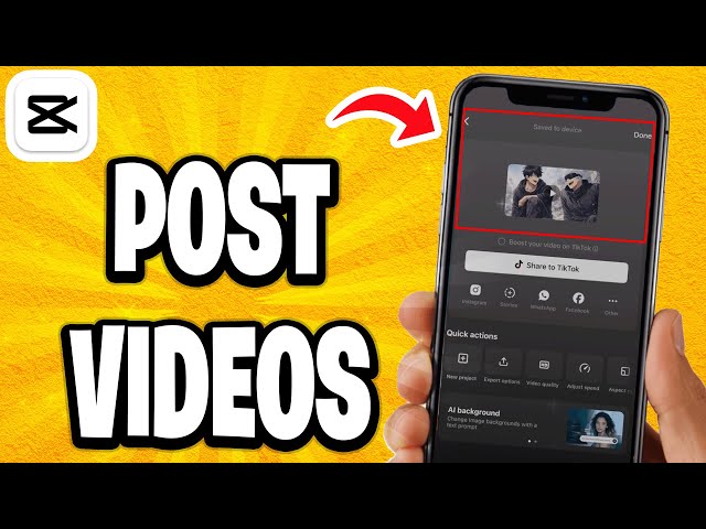 How To Post Videos On Capcut