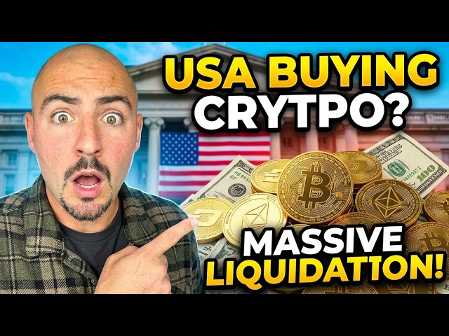 USA About To Buy A "Sizable" Amount Of Bitcoin And Crypto? (2ND BIGGEST SHORT LIQUIDATION EVER!)