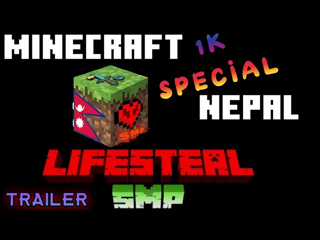MINEPAL LIFESTEAL SMP || NEPALI SMP || MNL SMP || TRAILER || 1K SUB SPECIAL || ADAAYUSH ||