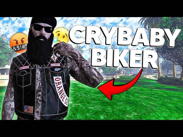 Trolling Biker Into a Meltdown In GTA RP
