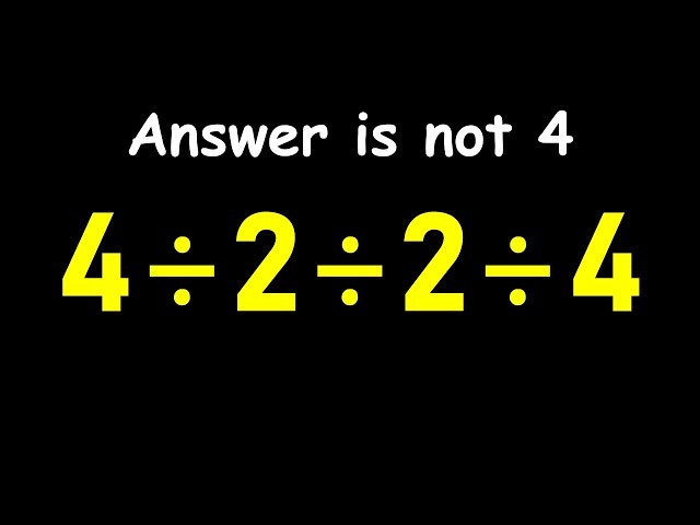 This Math Question Is Harder Than It Looks!
