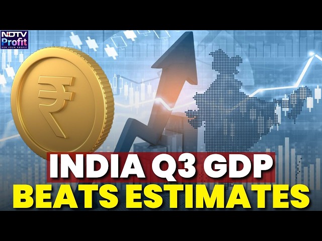 India's Q3 GDP Grows 7.8% Under New Series, Beats Estimates