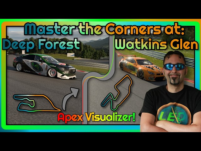 GT7 Led's Lap Guides: Race B - Deep Forest / Race C - Watkins Glen