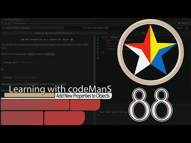 JavaScript Basic 88: Add New Properties to a JavaScript Object | FreeCodeCamp