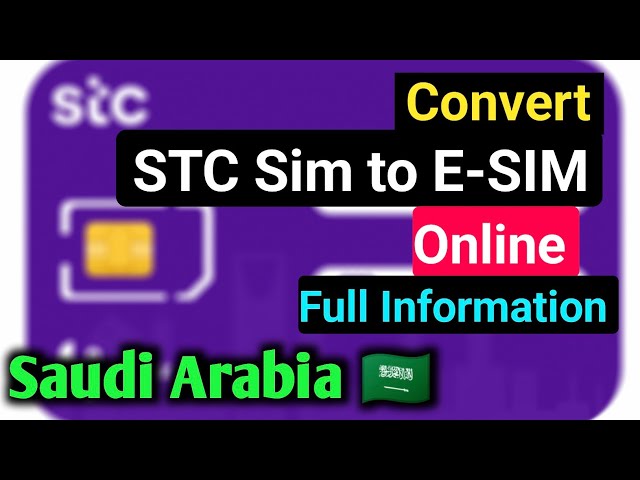 How to Convert STC sim to eSim online | How to activate Stc Sim to esim in all esim support devices