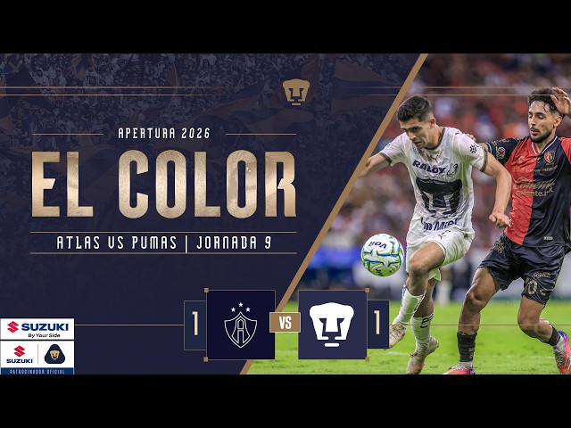 Suzuki Color | Atlas vs Pumas | Matchday 9 | Apertura 26
