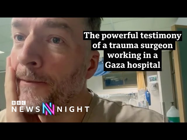 The powerful testimony of a trauma surgeon working in a Gaza hospital