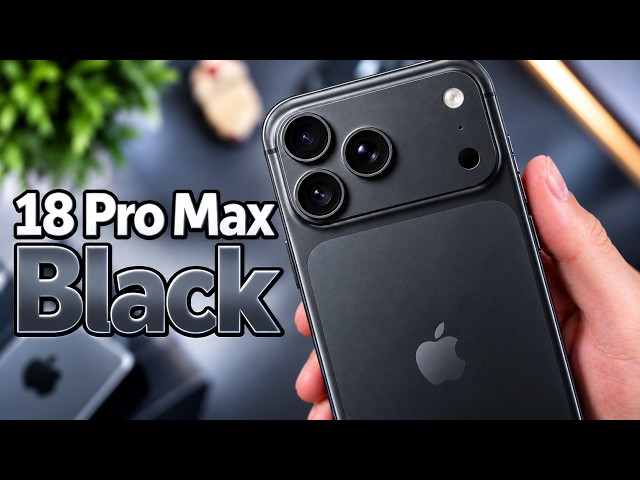 Stealth is Back! Black iPhone 18 Pro Max Unboxing & First Impressions!