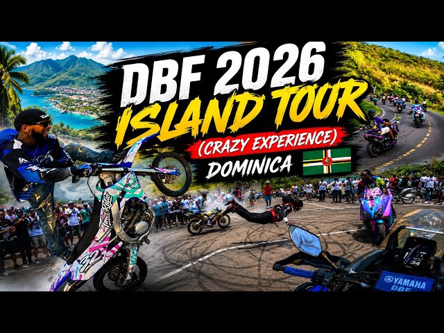 Official Dominica BikeFest 2026 Island Tour | Best BikeLife?! | NBP