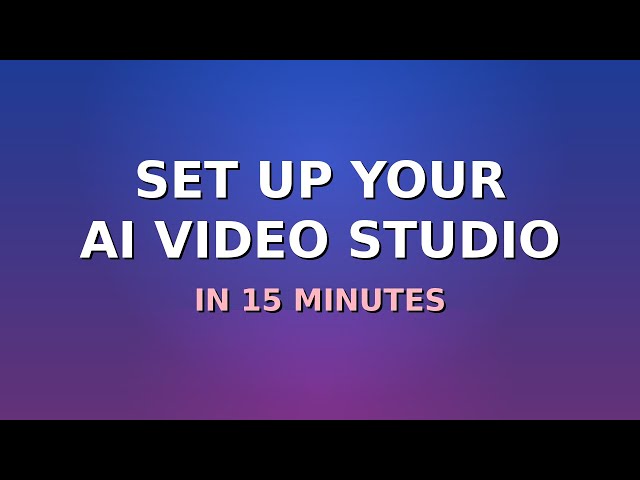 5 Free AI Video Tools Setup in 15 Minutes