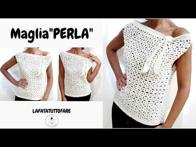 TUTORIAL: "Pearl" sweater/cotton sweater**lafatatuttofare**