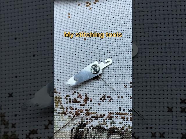 My stitching tools. No talking #asmr