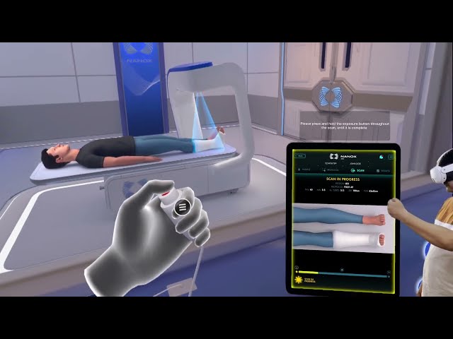 Nanox-Arc-X — Unreal Engine 5 Meta Quest 3 VR Experience with Hand Tracking