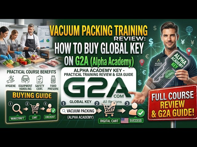 Vacuum Packing Training Review – Alpha Academy Key GLOBAL | How to Buy on G2A
