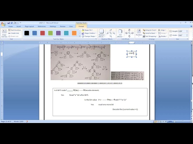 adaptive huffman decoding