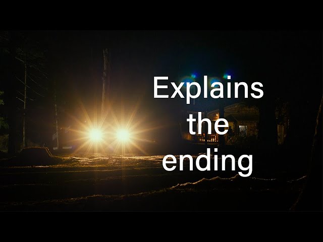 Headlights help explain the enigmatic ending of Evil Does Not Exist