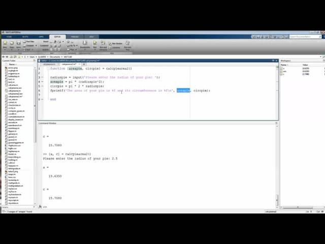 CISC 130: Using fprintf in MATLAB