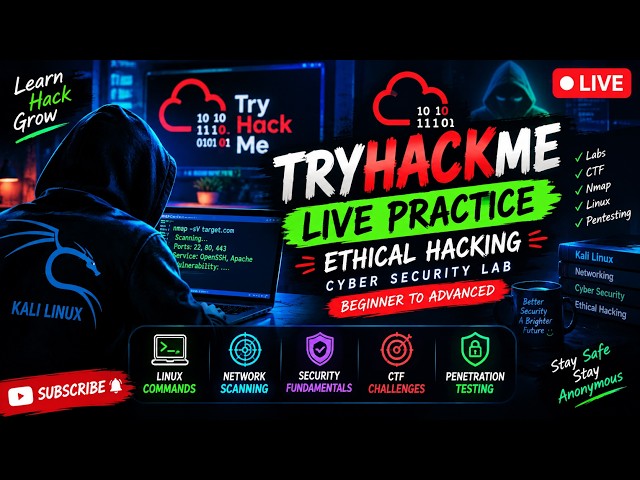Nmap Live Tutorial 🔥 TryHackMe | Network Scanning for Beginners 2026