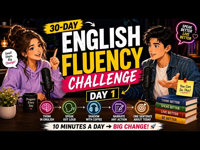Day 1: Speak English Naturally! 🔥 40 Sentences You Must Practice Every Day | English Podcast