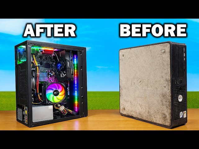 How Far Can I Upgrade This $1 Trash PC?!