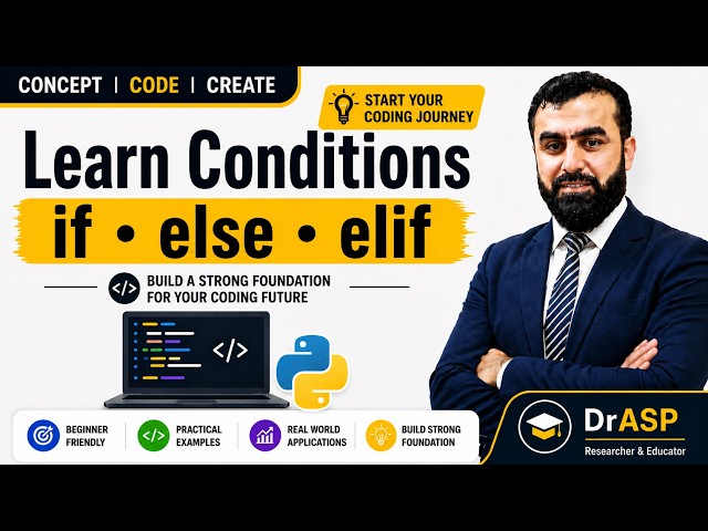 Conditional Statements in Python | Learn if, if-else & if-elif-else with Real-World Examples