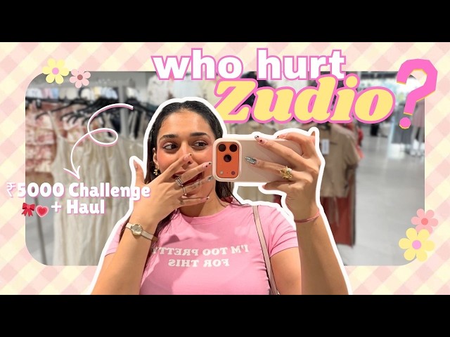 ZUDIO *shopping challenge* as a Mid-size girl (XL size)🛍️ ⭐️ Pinterest-y Outfits under 5K 💸