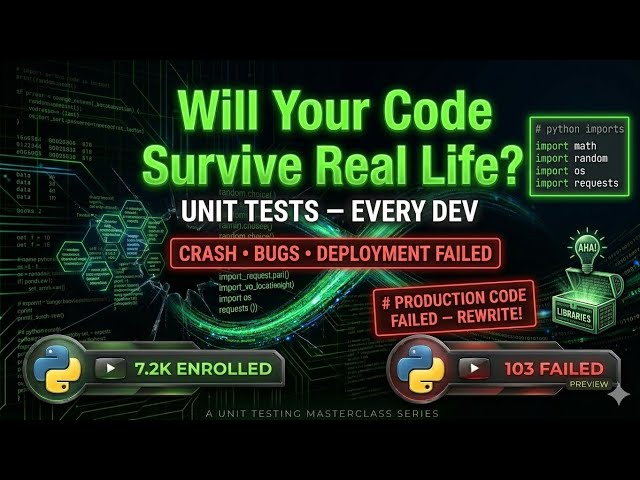 What If Your Code Breaks in Real Life? | Unit Tests | EP.08