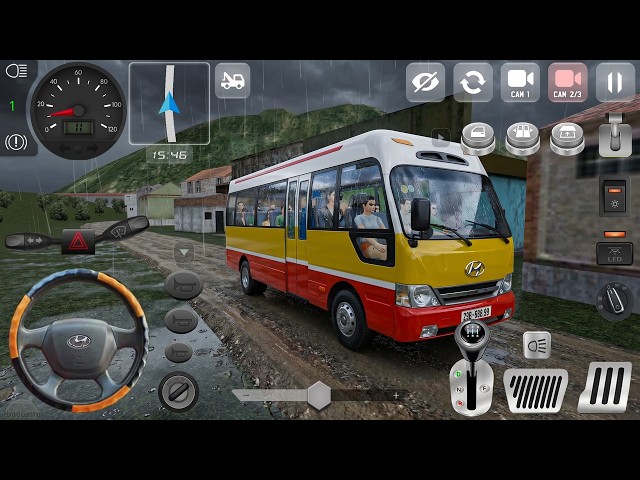Minibus Simulator Vietnam #30 | Exciting Rural Road Minibus Simulator
