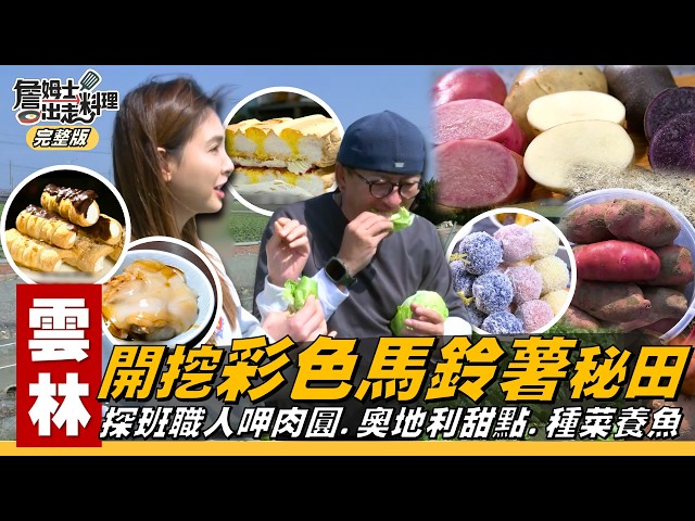 《詹姆士出走料理》雲林｜夢幻彩色馬鈴薯田！星空、粉佳人變身吸睛玉子燒與薯薯雪球串！探班手工棉被達人，順道開吃隱藏肉圓店！嚐奧地利卡斯丸、休伯納捲，再衝種菜養魚神奇農場！-第360集-2026/5/31