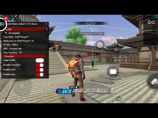 P2077KNG CHEAT V7.9 MOD MENU OB50 ANTIBAN FULL UPDATE 100% SAFE FF MOD CS | BR RANK WORKING ✅