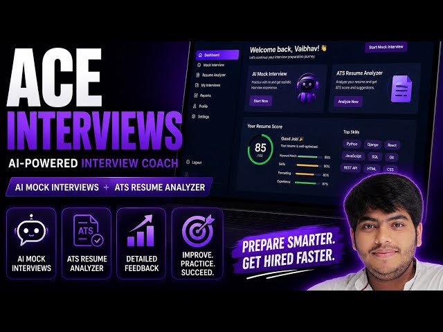Build Confidence with Interview Elite | AI Mock Interviews + ATS Resume Analysis