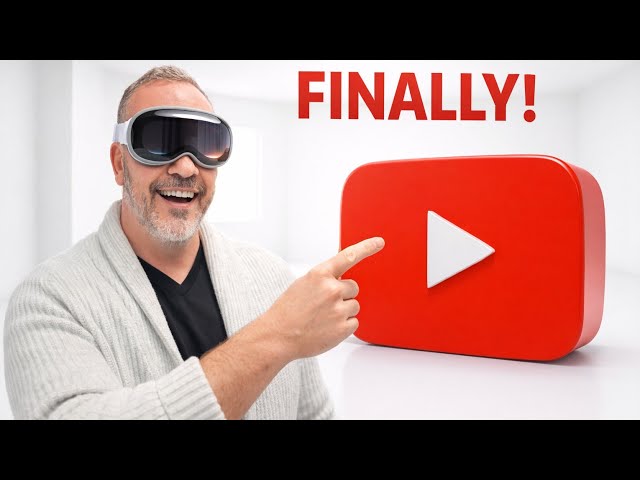 Finally! YouTube on Apple Vision Pro (Spatial Mode is Insane!)