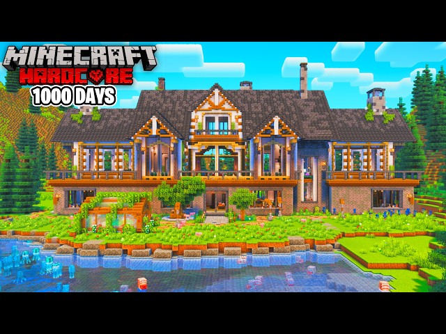 I Survived 1000 DAYS in Minecraft Hardcore [Full Movie]
