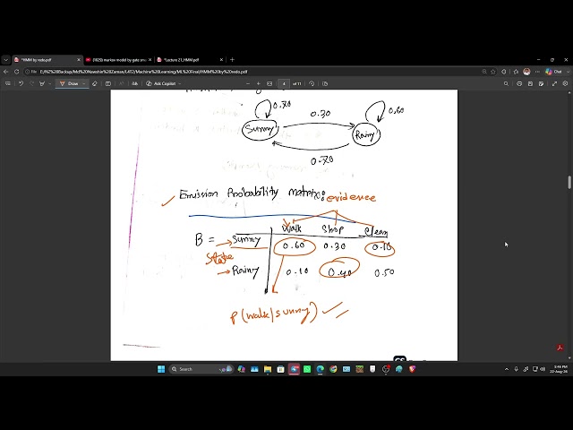 Hidden Markov Model Explained in Bangla