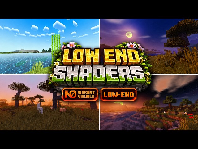 “TOP 3 Shaders for LOW-END MCPE 26.40 🔥 No Lag + FPS Test