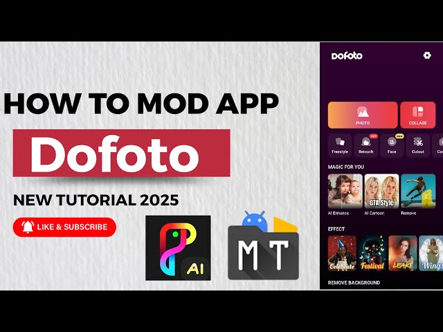 HOW TO MOD DOFOTO USING MT MANAGER TUTORIAL2025/ JINSI YA KUMOD DOFOTO