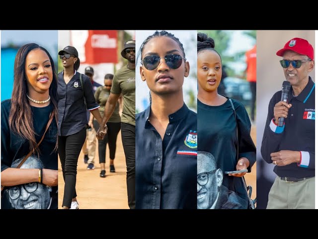 Ange Kagame,Mutesi Jolly,Ian na Cyomoro Bahuye na Knowles/Bwiza,Bushali,ChrisEazy Imbere ya Perezida