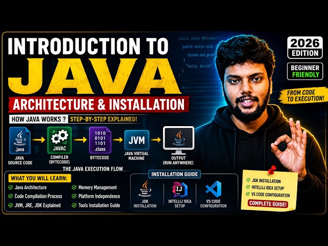 Introduction to Java - Java Architecture & Installation Explained (JDK, JRE, JVM) Tamil | #java | #2