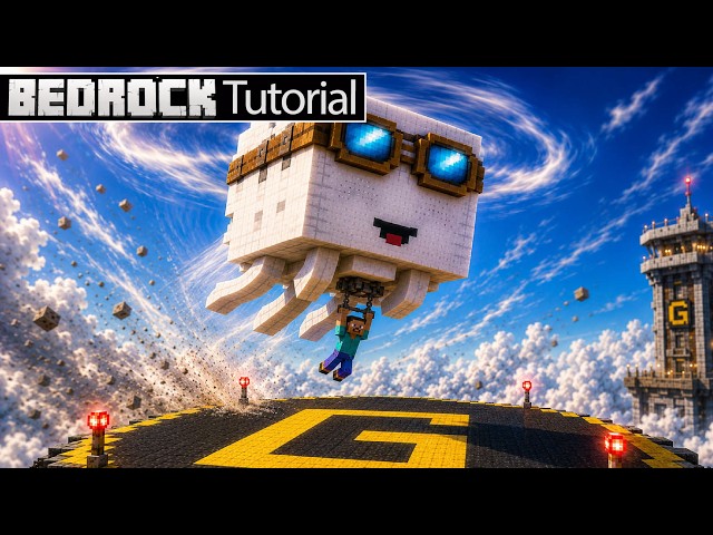 How to Build a Happy Ghast Helipad (Bedrock)