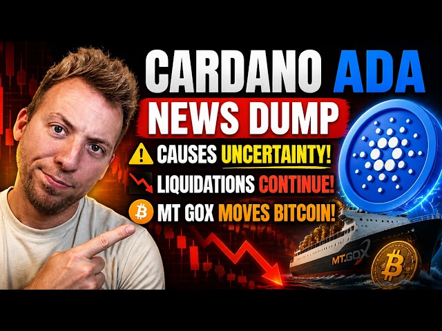 CARDANO ADA - ¡Noticias impactantes generan incertidumbre! ¡Continúan las liquidaciones! ¡Mt Gox ...