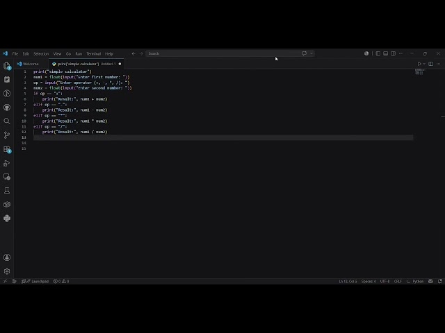 Day 1 | Build a Simple Calculator in Python | 100 Days, 100 Python Projects